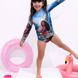 Conjunto Moda Praia Menina UV50+  Moana