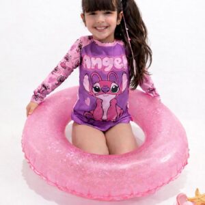 Conjunto Moda Praia Menina UV50+ Angel