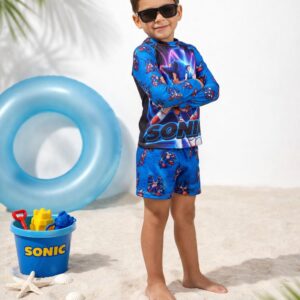 Conjunto Moda Praia Menino UV50+ Sonic